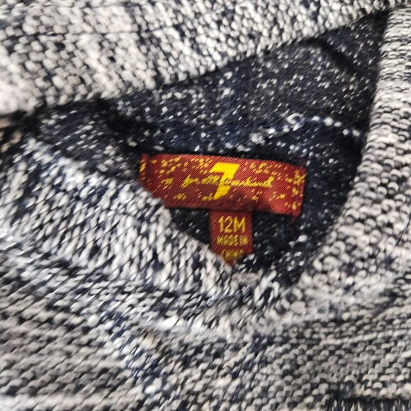 Set Of 3 Assorted Baby Shirts By 7 For All Mankind  Sizes 12M & 18M Mixed - Picture 6 of 11